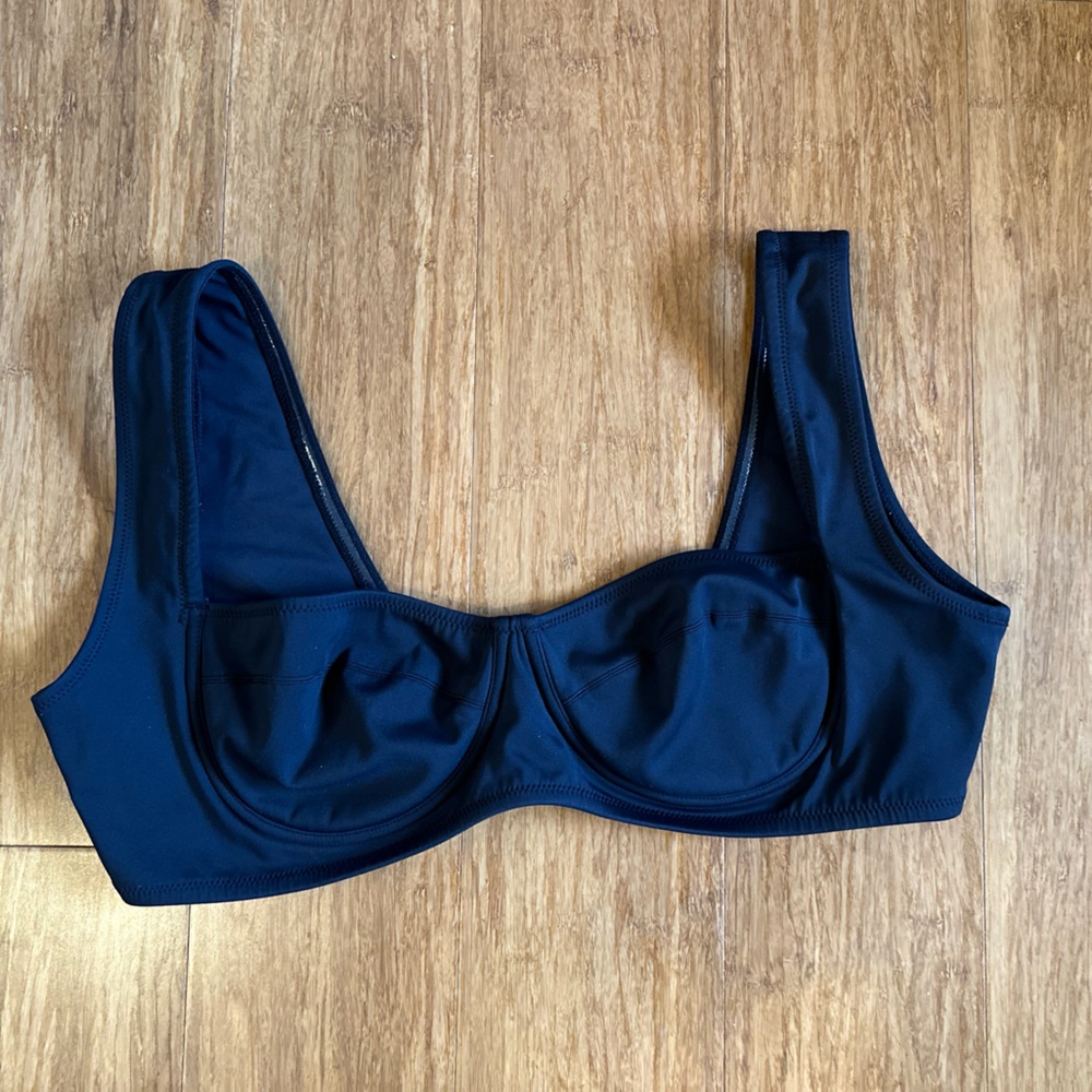 Skims SHAPING SWIM UNLINED UNDERWIRE BIKINI TOP EUC - Picture 5 of 9